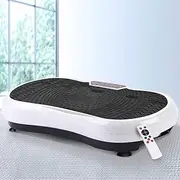 Vibration Machine Platform Vibrator Resistance Rope Home Fitness White Exercise