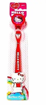 Hello Kitty Childrens Soft Bristle Toothbrush Suction Cup Base