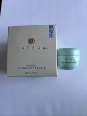 Tatcha Indigo Overnight Repair Cream 1.7Oz Full Size & SEALED+ THE WATER CREAM
