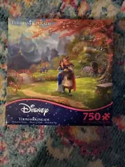 New CEACO Brand Thomas Kinkade Disney Mulan 750 Piece Jigsaw Puzzle- With Poster
