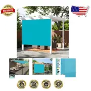 Durable 9x16 FT Outdoor Shade Tarp in Turquoise - Perfect for Pergolas & Patios