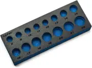 Mechanic'S Tray for 3/8 In. Drive Sockets, Metric Blue