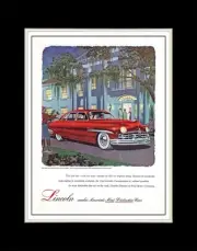 1949 Lincoln Cosmopolitan Sport Sedan - Matted for 11x14 Frame