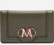 MIMCO UNITE Leather Medium Wallet - Moss Green New +MIMCO dust Bag ❤❤❤