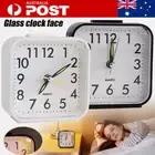 Analog Alarm Clock Small Non Ticking Quartz Alarm Clock Silent Snooze With Light
