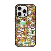 iPhone 16 Pro Impact Case Messy Desk Pattern
