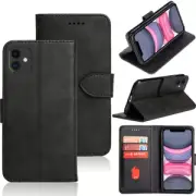 Leather Wallet Case For iPhone 11 Pro Max X XS MAX XR + Free Tempered Glass