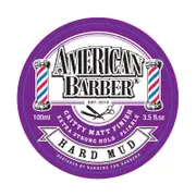 6x American Barber Hard Mud 100ml