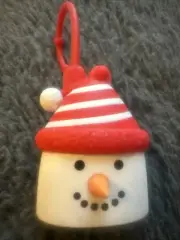 Bath And Body Works Snowman Pocket Bac Hand Sanitizer Holder NWOT
