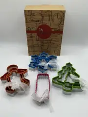 Cookie Cutters Wilton Snowflake & Devotion w/Comfort Grip 10PCS - New in Box!