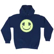 Headphone Smile Glow In The Dark - Funny Novelty Hoodies Hoodie