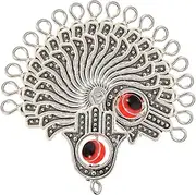 [TEHAUX] Devil's Eye Pendant Jewelry Necklace Pendants Bracelet Charm Decorative Pendants Bracelet Connector Charms Evil Eyes Elements Pendants Pendants Alloy