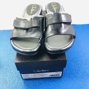 Cole Haan Women's Shoes Air Astrid Strap Slide Sandal Black Size 5 B