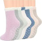 [ZANDO] Fluffy Socks Womens Ladies Socks Bed Socks For Women Warm Socks Women Womens Socks & Tights Womens Fluffy Socks