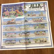 Mardi Gras Bulletin 2023 Krewe of Alla Float depictions summary Advocate
