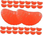 Ciieeo Realistic Miniature Grapefruit Decor 40pcs PVC DIY Charms for Market Display Preschool Props Movie Props
