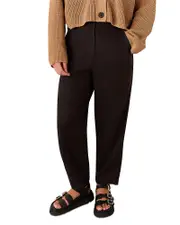 Whistles Petites Authentic Barrel Leg Jeans in Black
