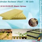Hydroponics Grodan Rockwool 98 Cubes Sheet Media Spread Cloning Rock Wool