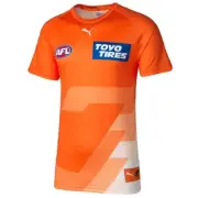 GWS Giants PUMA AFL Mens Warm Up Top | Orange by Sporting House
