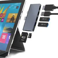 在飛比找蝦皮購物優惠-♚USB3.0拓展塢適配surface pro/4/5/6 