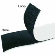 Hook and Loop Sticky Adhesive Backed Tape -2" Wide X 6" Long. 12 Sets