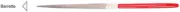 Eze-lap Barrette, Fine Grit Individual Diamond Needle File (600) : 610F EZELAP