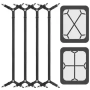 Bed Sheet Suspenders, 4 Pcs(2 Sets) Adjustable Bed Sheet Holder Straps Fitted...