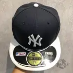 【全能MAX】MLB NEW ERA FITTED CAP 男款 大聯盟 紐約 洋基棒球帽 黑白 5331333-025
