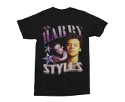 Harry Styles Vintage T-shirt - Black