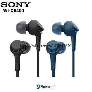 適用SONY索尼原廠無線耳機 運動耳機 掛脖耳機  WIC200 WI-XB400 重低音 藍牙入耳式耳機磁吸式 藍牙