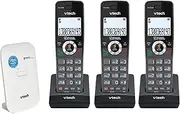 VTech Executive Cordless Bundle - NBN Ready Phone System - 3 handsets - Black
