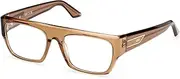 [GCDS] GD5045 045 Shiny Light Brown 53/17/145 Unisex Glasses, 045 Shiny Light Brown, 53/17/145
