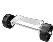Patio Heater Mobile Wheels,Wheel Kit Movable Patio Heater Replacement Parts - Silver Bracket Sturdy Patio Accessories Heater Pulley for Garden