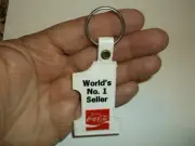 Vintage Coca Cola Plastic Key Chain World's no. 1 Seller Enjoy Coca-Cola Coke