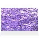 Home Decor Wall Sign Purple Foil Style I Art Picture Frame