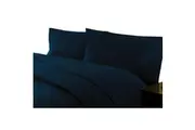 Belledorm Brushed Cotton Flat Sheet (Navy) - UTBM302