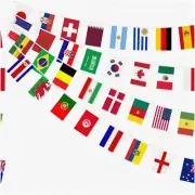GlobeTrotter's Festive Nations: 32-Country Double-Sided Polyester World Flag Ban