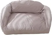 Pet Small Dog Sofa Kennel All Seasons Removable Cover Pet Couch Pet Couch Lounger for House Cats, Gray