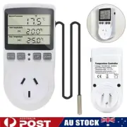 Digital AU Plug Thermostat Timer Switch Socket Temperature Controller Sensor