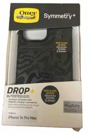 OtterBox Symmetry + Series MagSafeCase For Apple iPhone 14 Pro Max Black NEW
