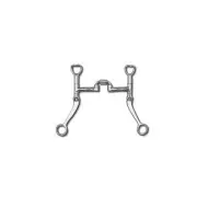 Myler Bits Myler SS 7 Flat Shank Correctional Low Port Barrel