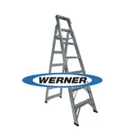 在飛比找樂天市場購物網優惠-美國Werner穩耐安全鋁梯-DP367AZ 鋁合金兩用梯(