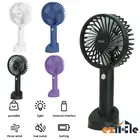 Rechargeable Hand-held USB Air Cooling Mini Desk Fan 3 Speed Cooler Portable