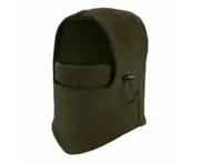 Thermal Fleece Hood Balaclava Winter Face Mask - Army Green Full Face Mask