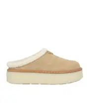 suede muller shoes 41 beige