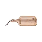 Tramontina 46x23cm Teak Wood Cutting/Chopping Board w/ Handle Rectangle Serving