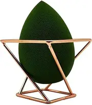 Beauty Sponge Holder Foundation Beauty Blender Holder - Makeup Brush Organizer Rack Case - Vanity Storage - Display Make Up Puff Sponge Drying Stand (Rose Gold, One size)