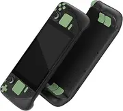 eXtremeRate Matcha Green Replacement Full Set Buttons for Steam Deck, DIY Custom ABXY D-pad Trackpad Bumpers Triggers Buttons and Screwdriver Tool for Steam Deck LCD Handheld Console - Console Without