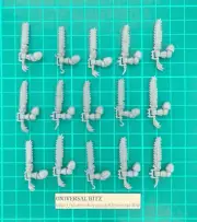 Chaos Space Marines Chainswords x 15 A Warhammer 40K RARE OOP I5 A
