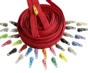 Zipper by The Yard YKK #3 Coil Make Your Own Colorful Zipper - Auto Lock Pulls